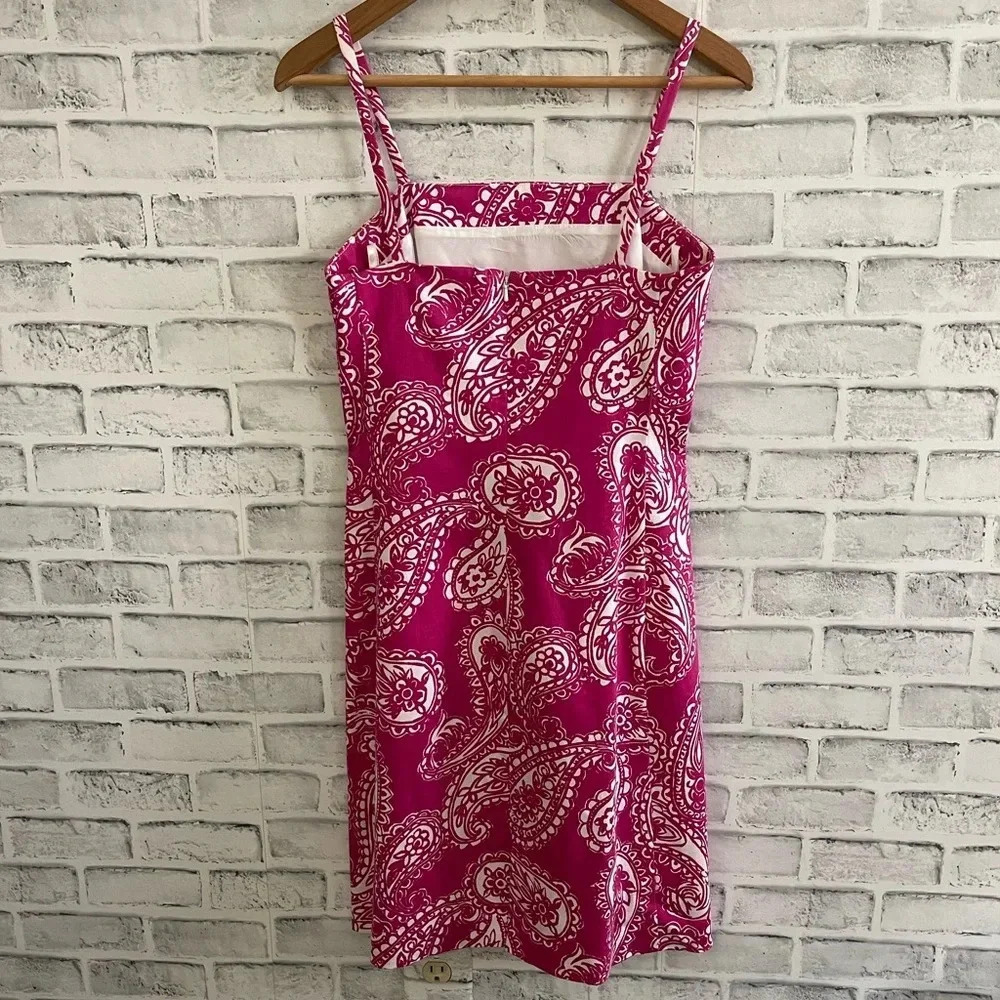 Women’s Lauren Ralph Lauren pink paisley dress 2 - Picture 2 of 3